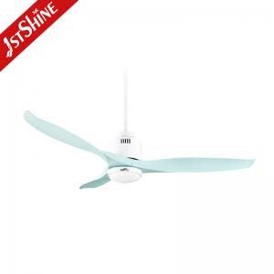 China 52  Low Energy Saving Silent Ceiling Fan With Remote ABS Plastic Blades supplier