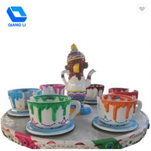 China 24 Persons Amusement Park Thrill Rides Family Play Coffee Cup Ride OEM / ODM Available supplier