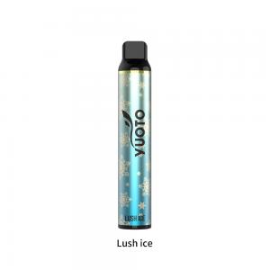 Best Tasting Yuoto Disposable Vape Luscious 3000 Puffs Lush Ice 8ml 1350mAh Battery