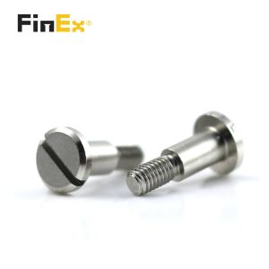 China Metric M3 ISO 9001 Certified Half Threaded Nickel Plated Step Shoulder Screw for Precision Alignment wholesale