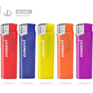 Refillable Electron Disposable Piezo Lighter for Cigarette Model NO. DY-001