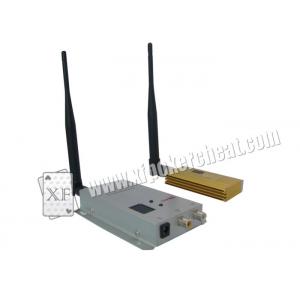 Casino Cheating Devices Silver 12 Channels 1.2Ghz 1800 Wireless Emitter and Receiver