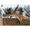 China Life Size Velociraptor Outdoor Dinosaur , Waterproof Little Pterosaur Dinosaur Garden Sculpture wholesale