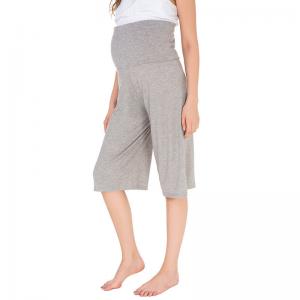 Plus Size Maternity Yoga Leggings , Elastic High Waisted Maternity Pants