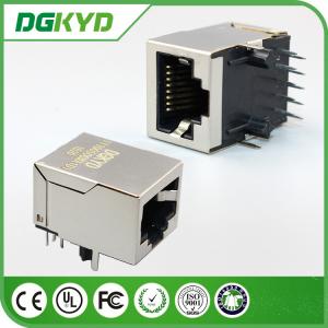 Integrated Surface Mount RJ45 Female Jack , 1000base t cat6 rj45 connector shielded