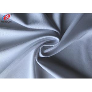 Solid White Lycra Stretch Knitting Nylon Spandex Fabric For Underwear