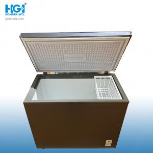 230L Energy Saving Manual Defrost Freezer With Sliding Glass Door