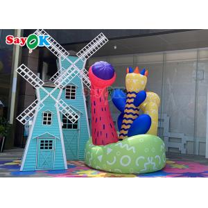 China 190T Oxford Cloth 3D Inflatable Flower Model For Outdoor Advertising Promotion Display supplier