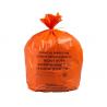 China Red Yellow Autoclave Biohazard Plastic Bags For Hospital Clinical Waste bag, Medical waste bag wholesale