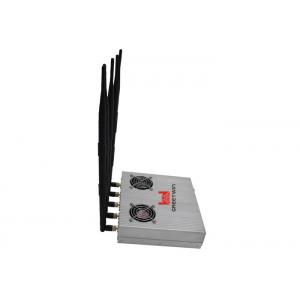 12W 4G LTE800 Adjustable Wi-Fi Cell Phone Signal Jammer With Five Omni Antennas