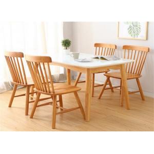 China Custom Modern Wood Dining Room Tables , 4 Chair Counter Height Dining Table supplier