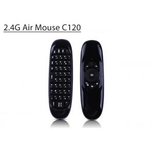 China 6 axes Gyroscope C120 2.4G Air Mouse Rechargeable Wireless Keyboard Remote Control for Android TV Box Computer supplier