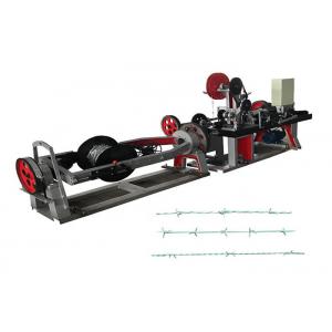 China 70kg / Hour Fully Automatic Barbed Wire Machine Simple Structure In Linear Type supplier