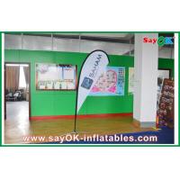 Advertsing Teardrop Flag Feather Customized With Logo Printing H 2.5m