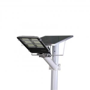 150lm/W 60W Solar Powered Pole Light APP Control Motion Sensor Die Casting Aluminum