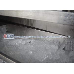 Easy Clean Air Cooled / Water Cooled Ice Machine , Industrial Ice Making Machines 