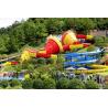 China Ashland / DSM Resin Fiberglass Water Slide Tantrum Valley Water Park Rides 16m wholesale