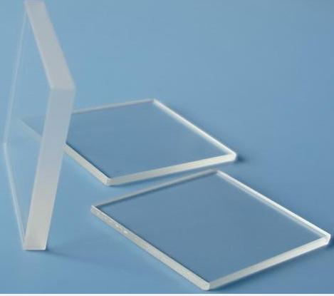 China flat transparent quartz plate square shape quartz window round quartz glass disc wholesale