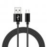 High Quality Cloth Braided Micro Usb Cable Charger for Android Mobile Phone And