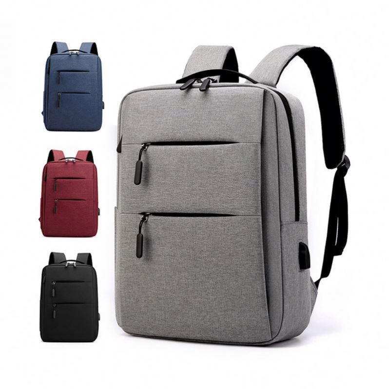 China Durable Nylon Laptop Backpack with USB Charging Port and Customizable Colors and Sizes wholesale