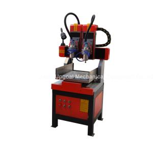 China El doble dirige la máquina de grabado del CNC de la piedra del palo fierro de 400*400m m con control de DSP supplier