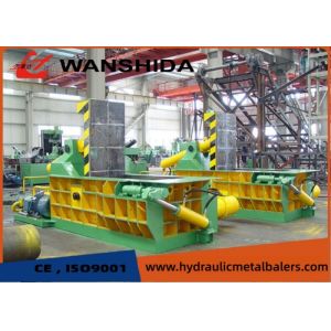 China Turn Out 88kw Scrap Car Baler With Hand Valve Control For Automotive Recycling supplier