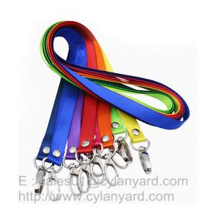 Personalized nylon lanyard with your logo print, small wholesale lot nylon neck straps