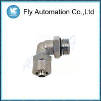 China Swivel Silvery Pneumatic Connectors Fittings Male Elbow Sprint 1541 Series on sale