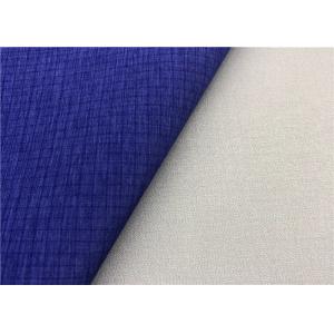 China Ripstop Cationic Super Stretch Fabric Waterproof Membrane Bonding In Dark Blue supplier