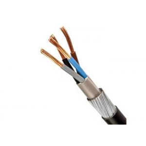 China 4 Cores Armoured Power Cable Pvc Insulated Double Sheathed Round Type With Armour wholesale