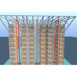 Logistic cental spray paint Automatic Storage And Retrieval System with stacker crane