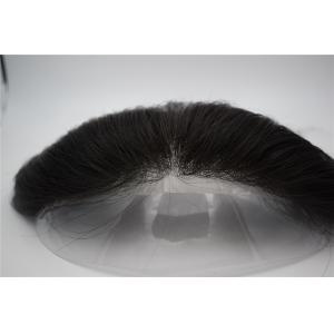 China High Quality Full Hand Made Invisible natural front hairline Indian Remy Human Hair Toupee for men supplier