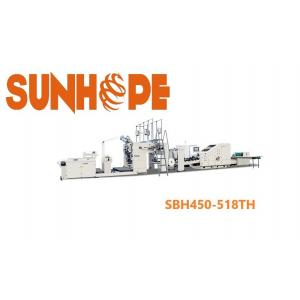 SUNHOPE 100gsm Full Servo Flat Handle Paper Bag Pasting Machine