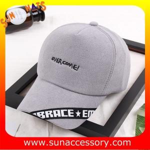 QF17044 Sun Accessory customized 5 panel baseball cap, Fashion ball cap for girls