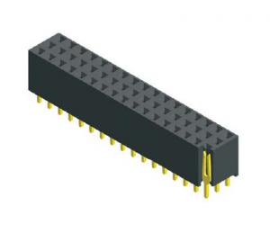 16 Contacts 2.54 mm 2 Rows, Header EW-08-13-T-D-750 Board-To-Board Connector Pack of 20 EW Series Through Hole 