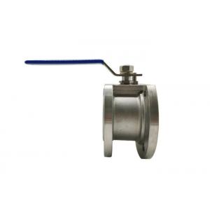 China PN16 Wafer Flanged Ball Valve , DIN Flanged End Ball Valve supplier