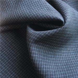 China 300D*300D Plain Two Colors Lattice Fabric For Lady Dress Men Suit Grid Cloth RZ 1675 supplier