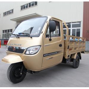 China Motorized Tricycle 300CC Carga Triciclo Cargo Red Driving Type Motorized Closed 250cc supplier
