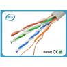 UTP Gray Cat5e Lan Cable 305m Conductor 4 Pairs CCA 0.48mm HD-PE Insulation PVC