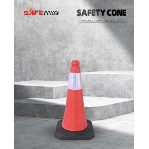 China UV Protection Visible Traffic Cone With Lamp 2kg Weight EVA Traffic Cone supplier