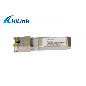 10G BASE-T RJ45 to 30~80 Meters CAT6 Copper SFP+ Transceivers