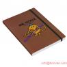 China a4 a5 a6 a7 PU leather notebook with painted edge,branded PU leather notebook wholesale