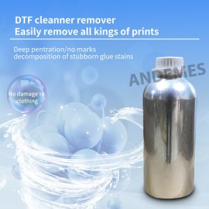 China DTF Transfer Glue Cleaner Solution The Ultimate Solution For Sticky Residue On Cotton Polyester wholesale
