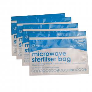 BPA Free Reusable Microwave Sterilizer Bags With  For Menstrual Cup Use
