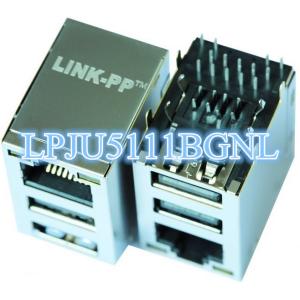 China XRJBG7L-1-D22-180	RJ45 USB Connector LPJU5111BGNL Embedded Data Modems wholesale