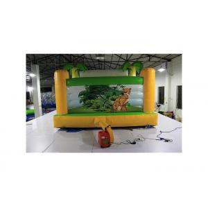 China Hawaii Coconut Tree Tropical Style Inflatable Bounce House For Children supplier