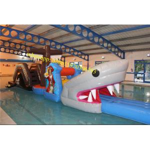 Pirate inflatable pool obstacle course for kids cheap inflatable obstacle course, inflatable pool obstacle