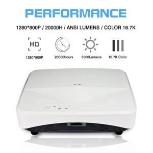 China 1080p 4k Home UST Full Hd Portable Projector 12000:1 Home Theater supplier