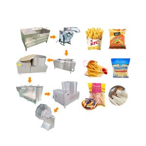 Automatic Potato French Fries Production Line/french fries semi automatic machine