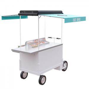 Customized Scooter Trailer Food Cart , Bicycle Food Cart Aluminium Alloy Scooter Frame